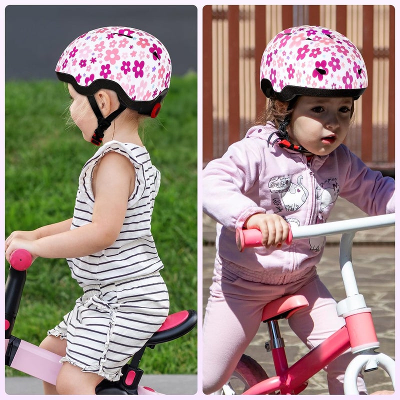 FIODAY Toddler Bike Helmet, Kids Helmets Baby Infant Bike Helmet for Kids Toddlers Boys Girls Age 1-3/2-4/3-5/5-8 for Biking Scootering Skateboarding - Image 2